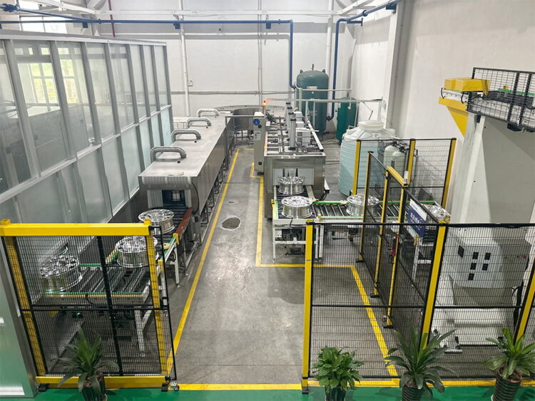 ultrasonic cleaning line