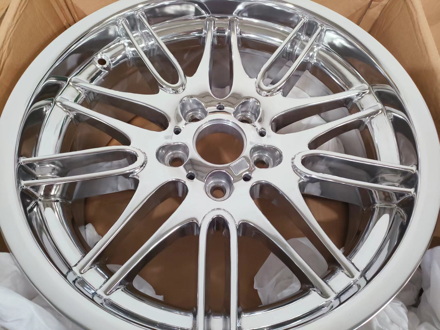 rim polished by our machine 